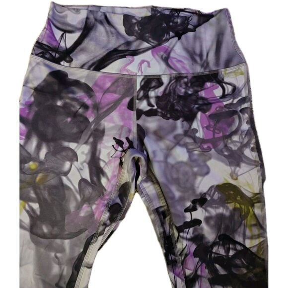 Lululemon Crop Leggings Size 10 High Rise Purple - Picture 2 of 5